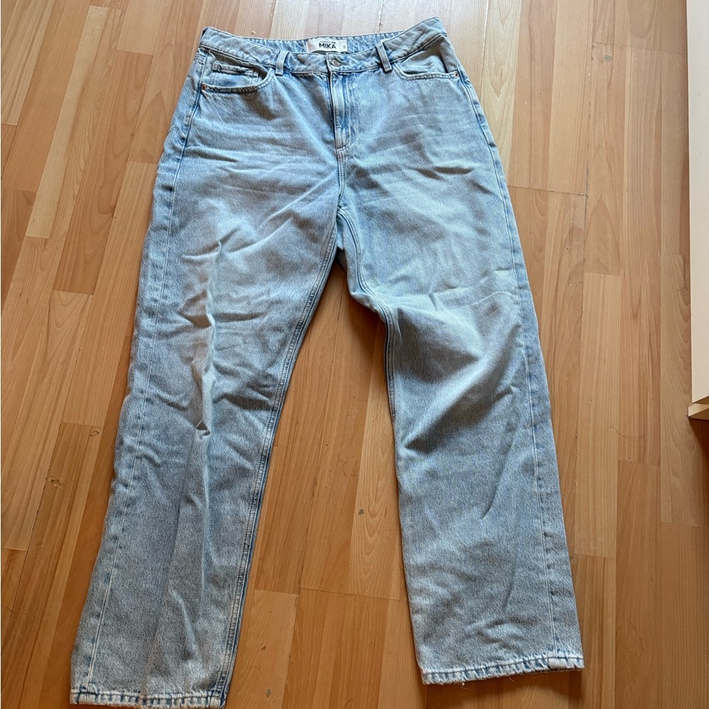 Dynamite Mika Sky Blue Relaxed Jeans